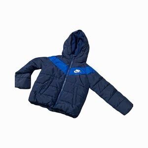 Nike Dark Blue Hooded Jacket